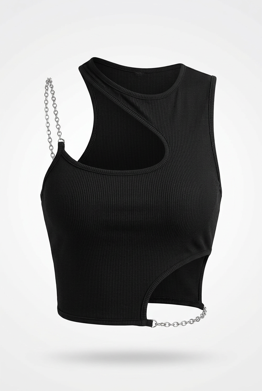 Asymmetrical Crop Top