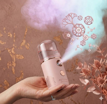 USB Nano Facial Mist Sprayer — Portable Face Steamer & Skin Hydrator