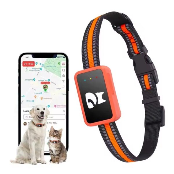 Small Pet GPS Tracker 4G Collar