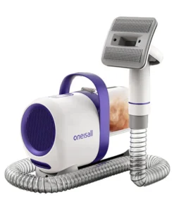 Pet grooming vacuum kit