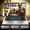 2026 Windows 11 Laptop Intel Core i7 7500U Computer 12GB RAM 1TB 2TB SSD 14.1“Laptops Ultra slim Notebook PC Business Study Office