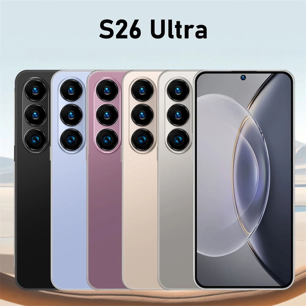 Brand New Mobile Phones for S26 Ultra 5G Smartphone Android 15 7.3HD Cell Phone 22G+2TB 7800mAh Unlocked Dual Sim - Image 2