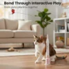 Flutter Rotating Kitten Toys with Suction Cup Spinning Butterfly Cat Toy Wand Automatic Cat Teaser Toys for Indoor Cats - Image 5