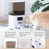 5L Double Bowls Smart Automatic Cat Feeder With Camera - Image 5