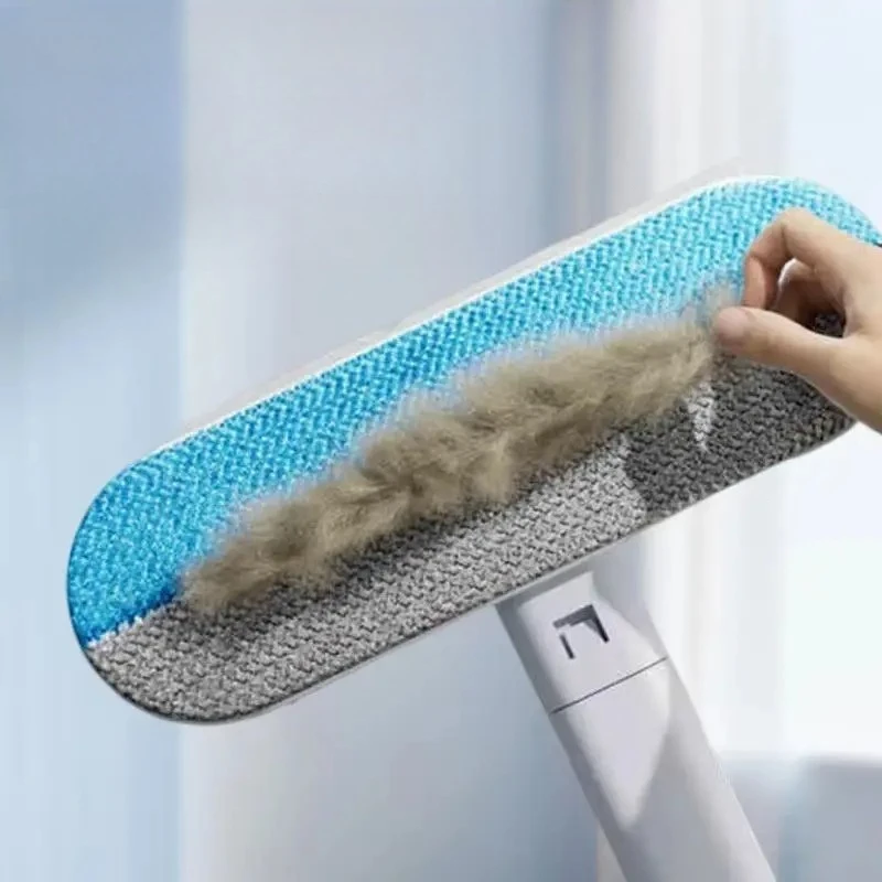 Long Handle Pet Hair Remover Brush Static Cat Hair Cleaner Multi-functional For Carpets Ideal For Cat Furniture Cleaning - Image 4