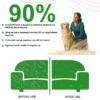 Long Hair Cat Brush Pets Deshedding Tool for Dogs Cats , Short Cat Comb Dog Hair Removal Brush Pet Grooming Fur Dematting Brush - Image 4