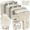 10 Pcs Set Travel Organizer Storage Bags Suitcase
