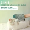 Pet Grooming Glove Efficient Cat Dog Hair Remover Gentle Massage Tool Double Sided Brush Stress Free Easy Hand Wash Remover Glov - Image 3