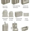 10 Pcs Set Travel Organizer Storage Bags Suitcase - Image 3