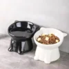 Elevated Slanted Anti Tip Cat Bowl