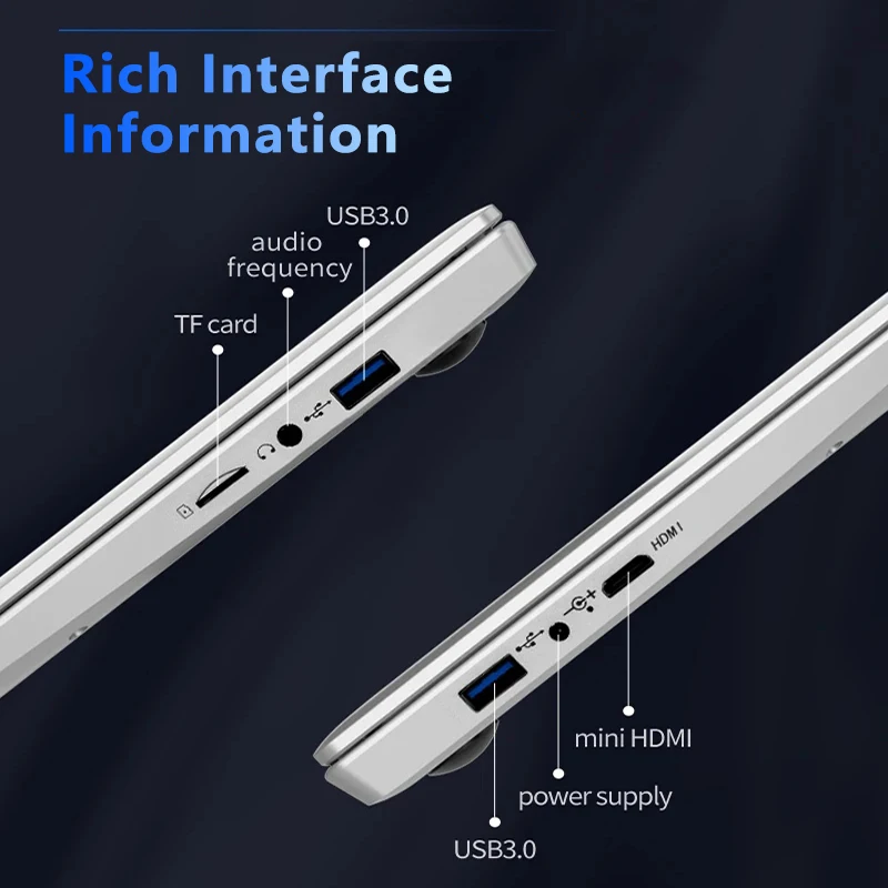 2026 Windows 11 Laptop Intel Core i7 7500U Computer 12GB RAM 1TB 2TB SSD 14.1“Laptops Ultra slim Notebook PC Business Study Office - Image 6